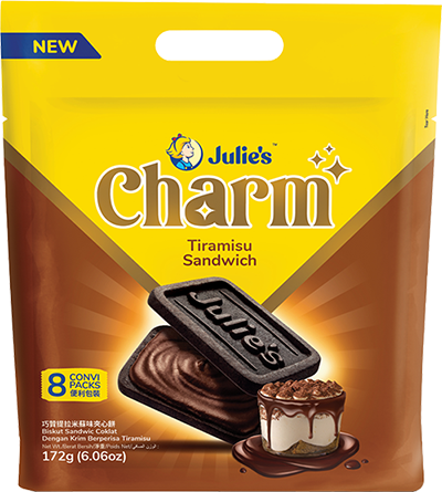 (Loose pack) Julie’s Charm Tiramisu Sandwich 172g