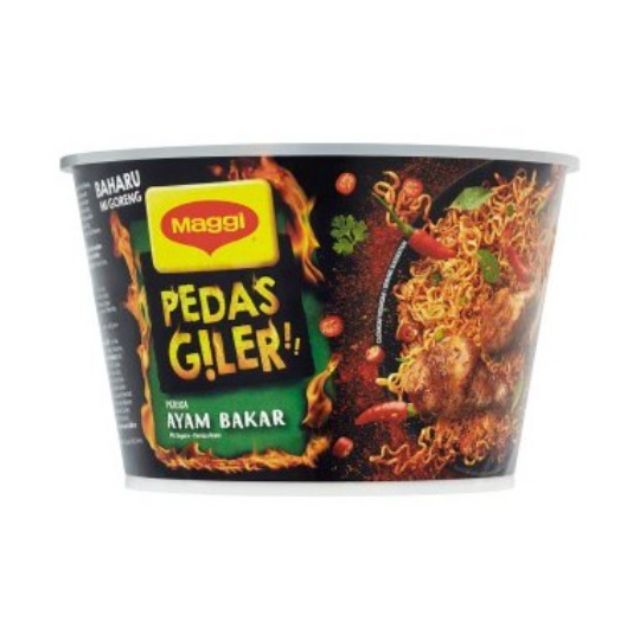 Maggi Pedas Giler mi goreng Perisa Ayam Bakar