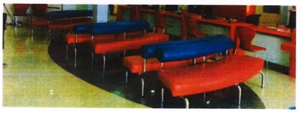 S-Shaped Sofa Bench (3 seater) / S-Shaped Sofa with backrest / C-Shaped Sofa with backrest (Fabric)