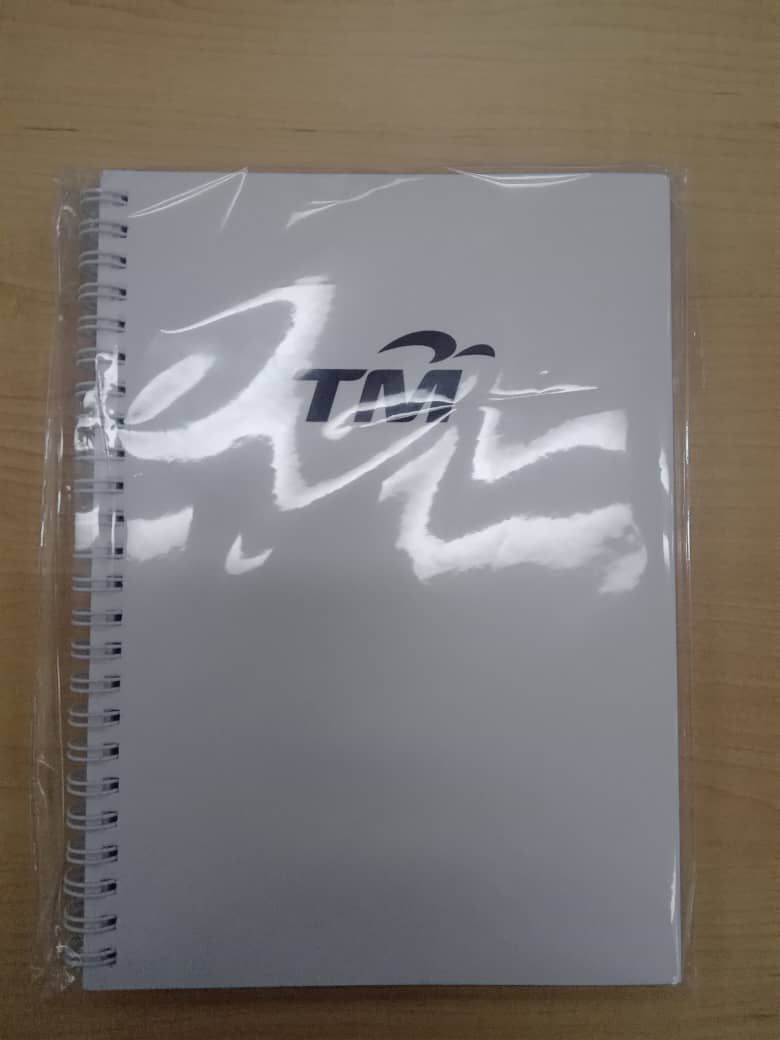 Notebook With Logo TM 1 Colour Printing