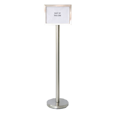 Stainless Steel Sign Board Stand A3