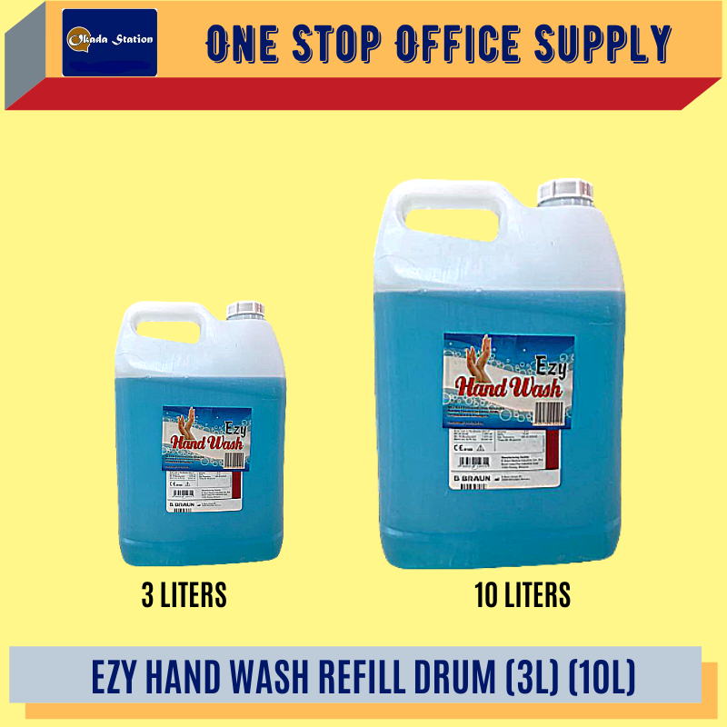 EZY HAND SAOP REFILL DRUM (3 LITERS) (10 LITERS) /EZY /Hand Soap /Refill /Hand Soap Refill Drum