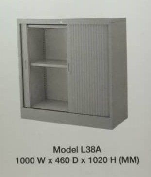 LION Half - Height Roller Shutter Door Cupboard