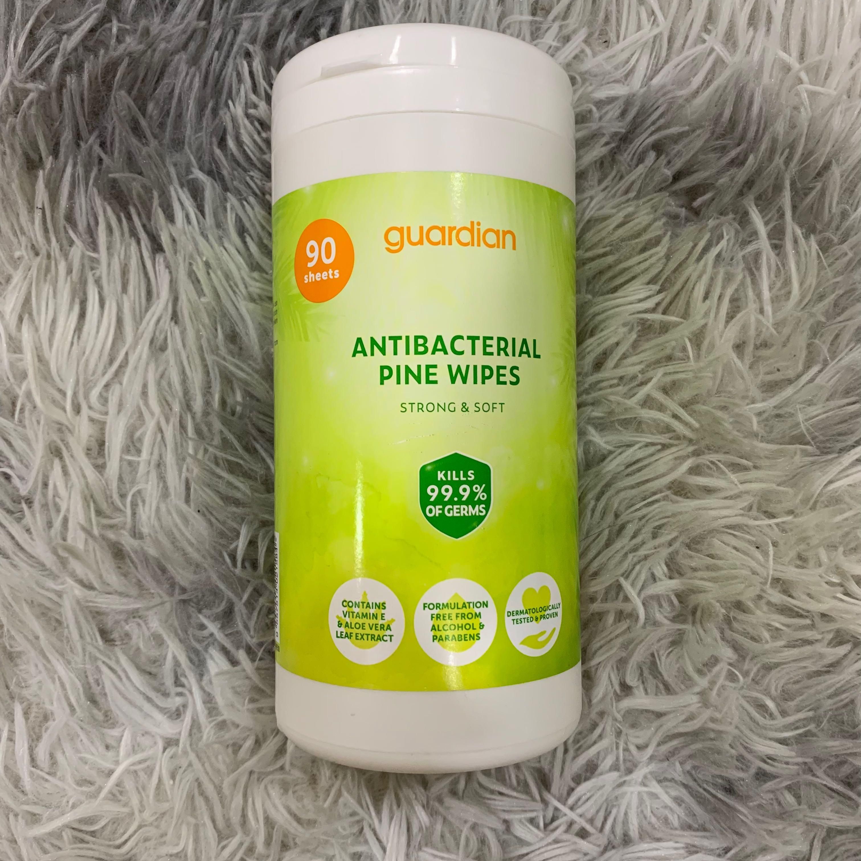 Guardian Antibacterial Wipes Pine 90's