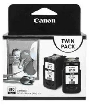 CANON Black FINE cartridge (9 ml) X 2 pcs PG-810 Twin Pack