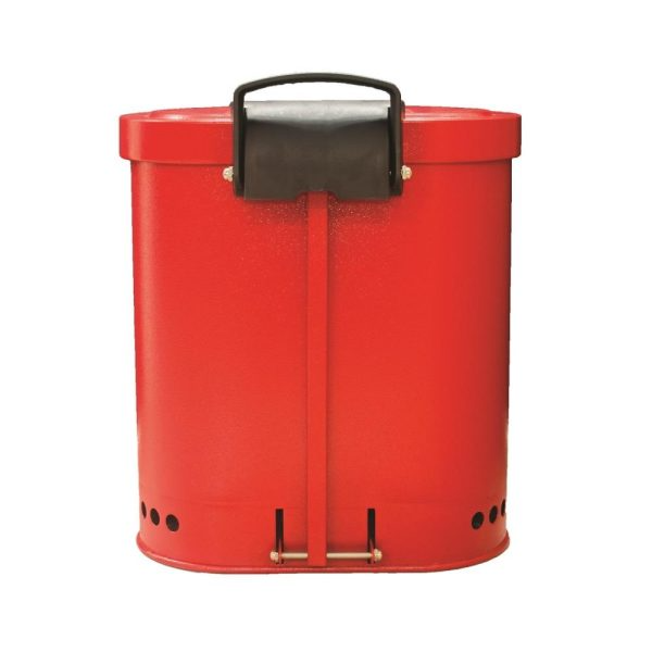 SAFETYWARE (SOWC10) Red Oily Waste Can, Capacity: 10 Gallons