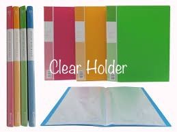 PVC A4 Clear Holder 10's /Clear Holder /PVC Clear Holder /A4 Size Clear Holder /File /10's Clear Holder