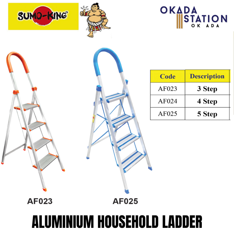 SUMO KING / ALUMINIUM HOUSEHOLD LADDER