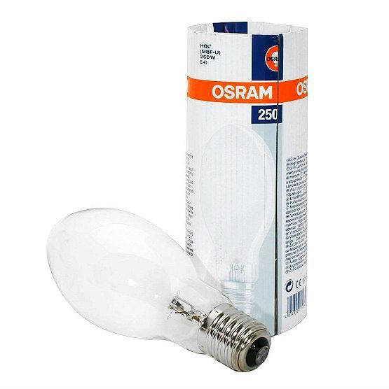 OSRAM HQL (MBF-U) E40 250W MERCURY LAMP BULB/LAMPU HIGH BAY MERCURY BULB