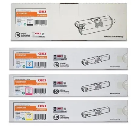 Genuine Malaysia OKI Warranty - OKI C332/MC363 MAGENTA TONER 1.5K