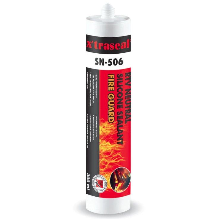 X'TRASEAL SN-506 FIRE GUARD RTV NEUTRAL SILICONE SEALANT - WHITE (300ML)