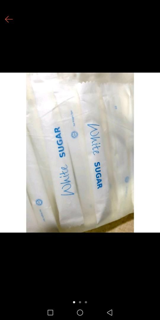 White Sugar Sticks / Tubes 5g X 100s