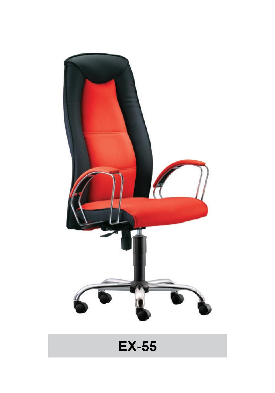 Camellia Ergonomic Office High Back PU Leather Chair EX-55 / Camellia / High Back / PU Leather Chair / Fabric /EX-55 / Office Chair / Ergonomic Chair / Ergonomic Pu Leather Chair