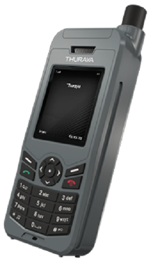 THURAYA XT-LITE, SATELITE PHONE+CLIP ON ANTENNA+SIM CARD+100 CREDITS