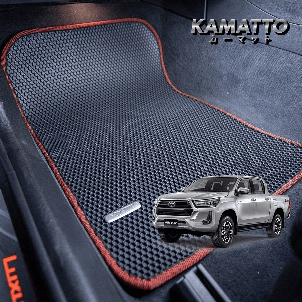 QP KAMATTO CLASSIC TOYOTA HILUX REVO DOUBLE CAB 2015 FLOOR MAT (FRONT & REAR)