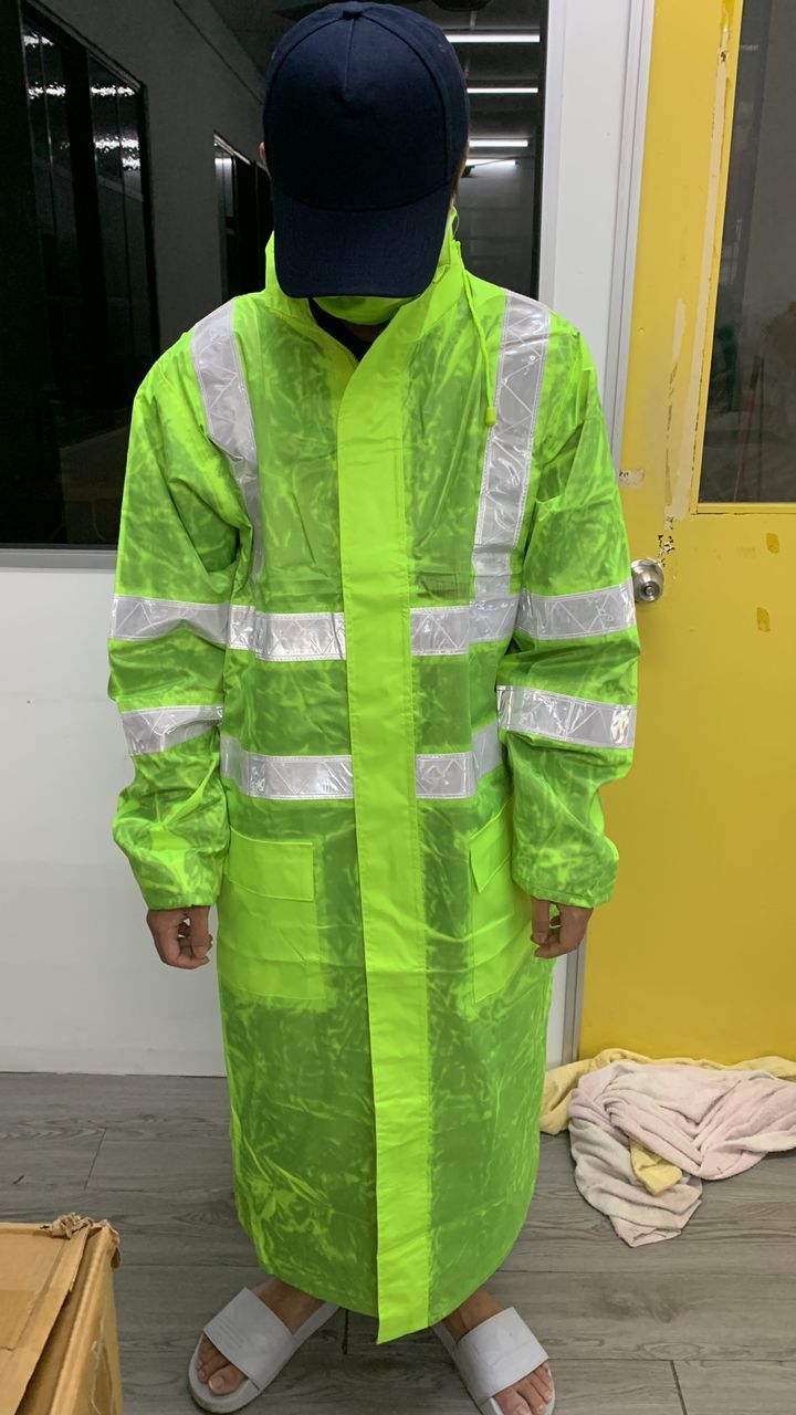 Rain Coat With Printing