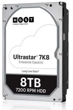 HGST 3.5INCH 26.1MM 8000GB 256MB 7200RPM SATA ULTRA 512E SE 7K8 0B36404