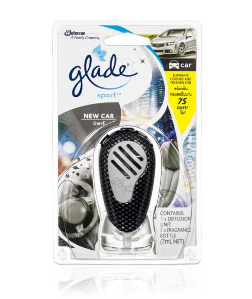 Glade Sport Car Air Freshener Starter New Car 7ml