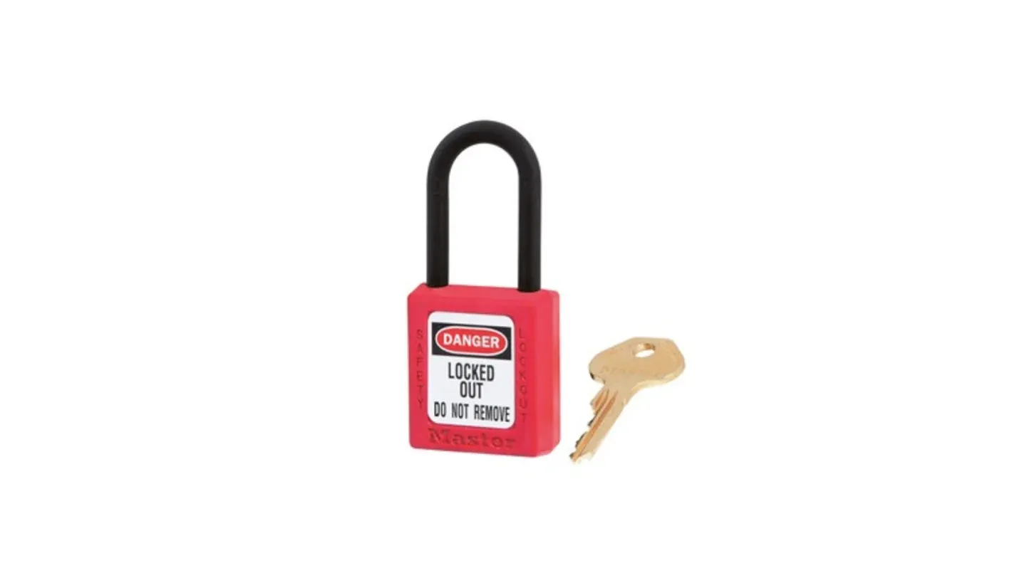 Others *Master Lock Padlock Zenex Thermoplastic Padlock, Keyed Alike, 6mm Shackle, 38mm Body