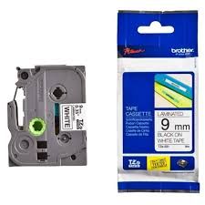 BROTHER P-TOUCH TAPE 9MM X 8M BLACK
