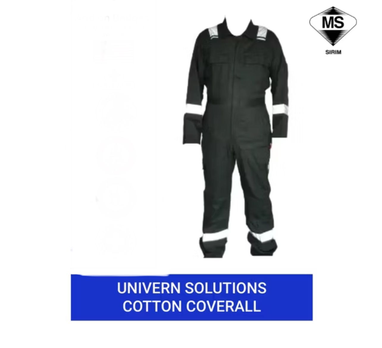 Coverall SIRIM Approved - 100% Cotton Coverall (NON-FRC) Green