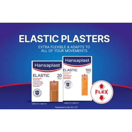 Hansaplast Elastic Extra Flexible Strips (100s)