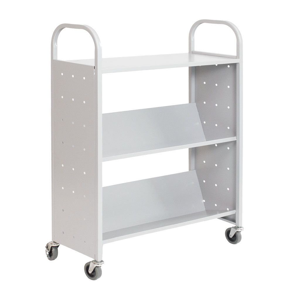 WRITEBEST MOBILE BOOK TROLLEY(GREY)WB903