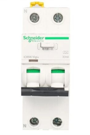 Schneider Acti9 iC65N Vigi+2P RCBO C curve Integrated leakage protection circuit breaker 63A
