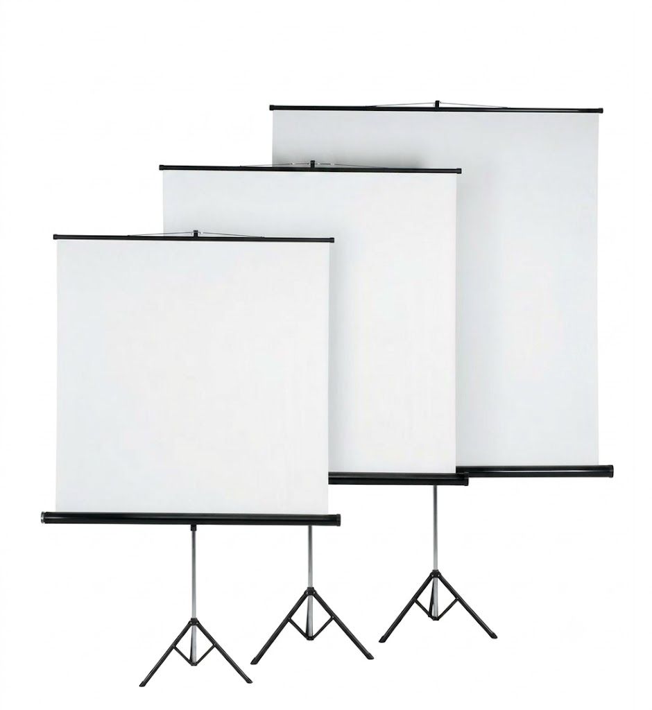 Portable manual tripod projector screen 5ft And 6ft