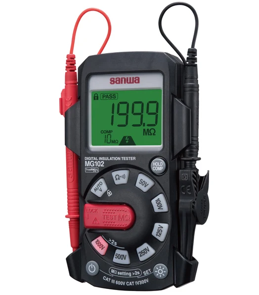 SANWA MG102 Pocket-sized 1000V Insulation Resistance Tester
