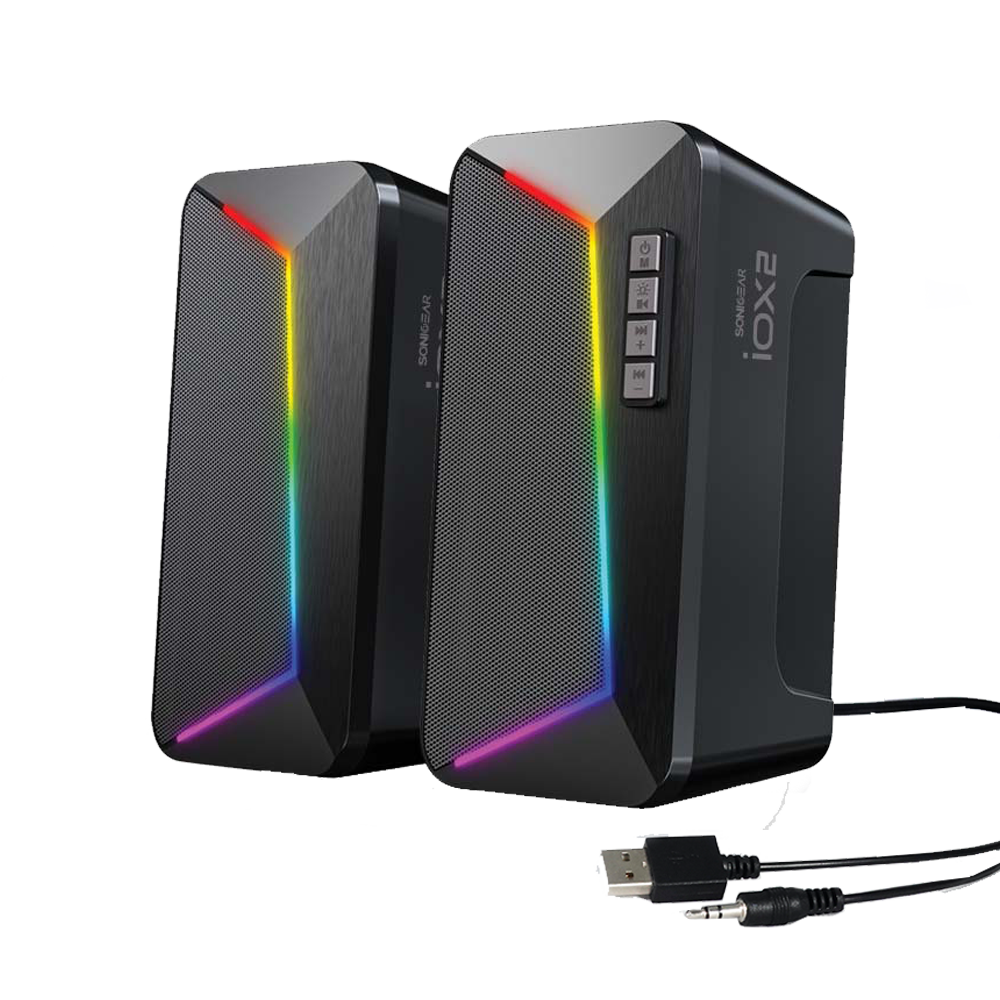 SONICGEAR IOX 2/ II WIRELESS BUILT-IN RGB SPEAKER