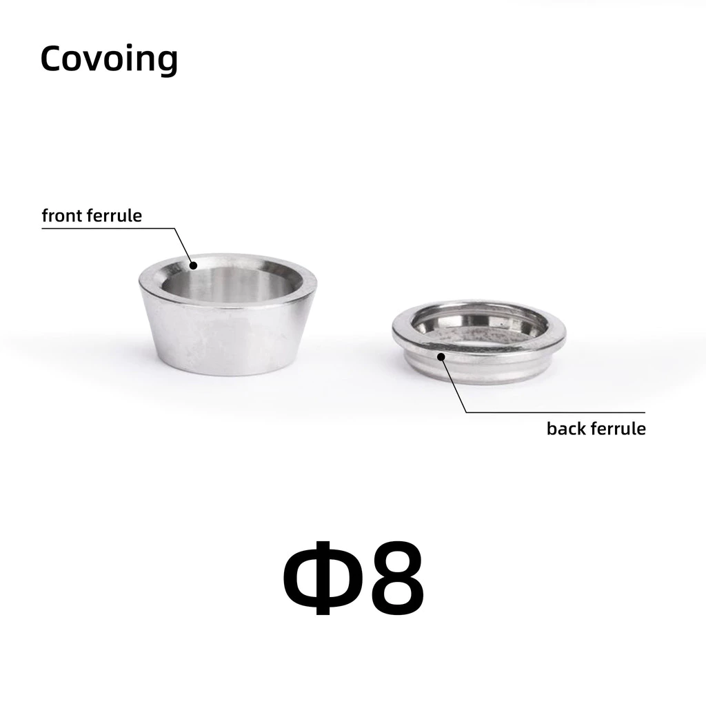 Covoing 316L Stainless Steel Double Ferrule