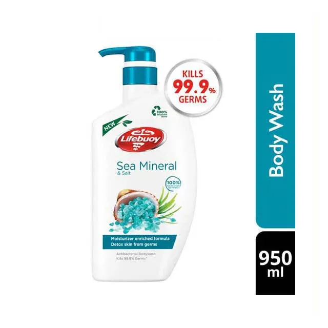Lifebuoy Body Wash Sea Mineral & Salt 12 Bottle x 900ml
