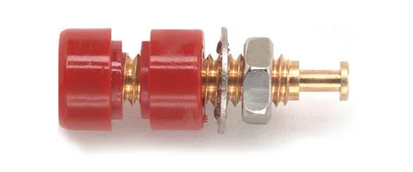 Fluke PJKPL 3542-2 Pin Tip Jack Gold Pl 10/pkg (red)