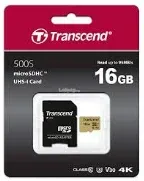 TRANSCEND TF 500S 95MB/60MB 16GB