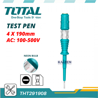 TOTAL THT291908 TEST PEN 4 X 190MM