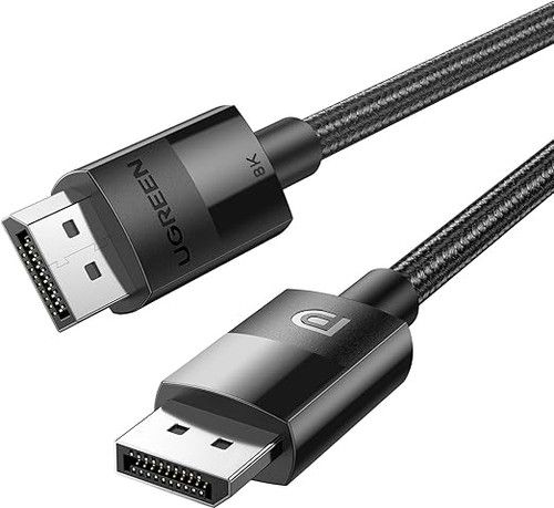 UGREEN DP 1.4 CABLE NYLON BRAID (BLACK)