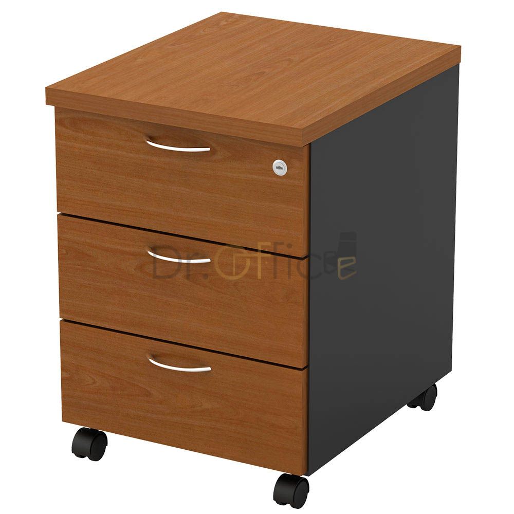 Others *3 Drawer Face coloured Mobile Pedestral (Medium)