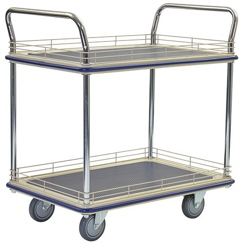 Trolley With Ledge 2 Shelf 480mm x 740mm x 895mm 200kg /Trolley /Trolley with Ledge /2 Shelf Trolley /200kg /Trolley Rack /Trolley With Ledge 2 Shelf