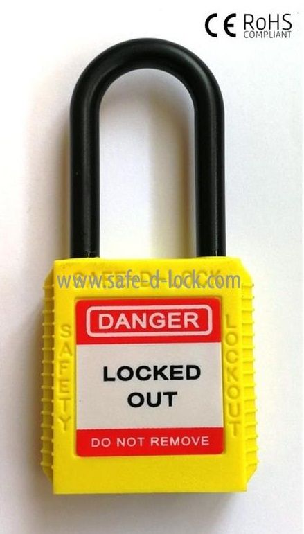 SAFE-D-LOCK NON-CONDUCTIVE LOCKOUT PADLOCK