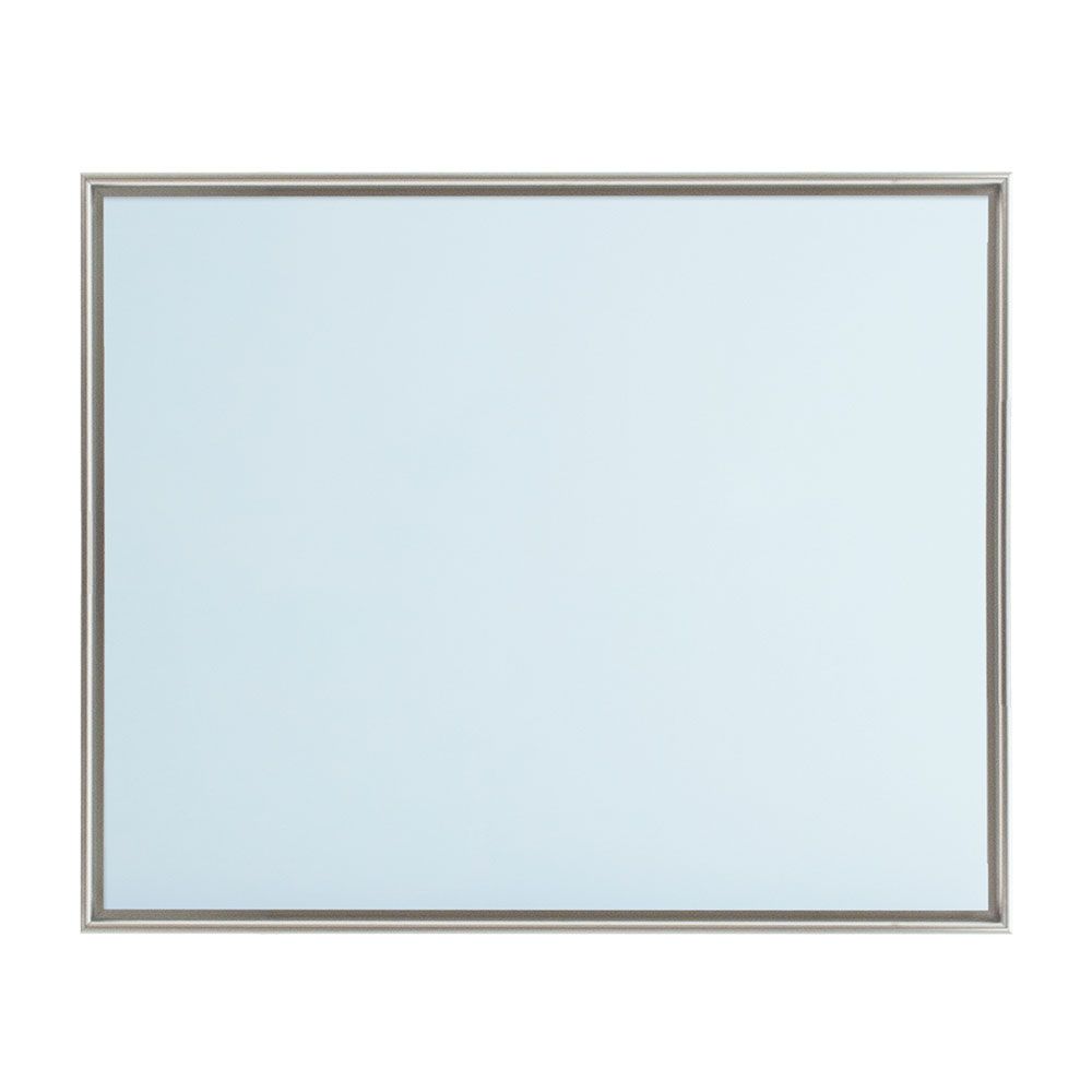 GLASS WRITING BOARD CHROME FRAME 900W X 600H MM