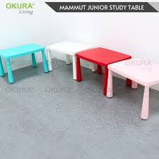 Children Kid Study Drawing Table Plastic Rectangle Shape Table Meja Belajar Melukis Kanak-Kanak