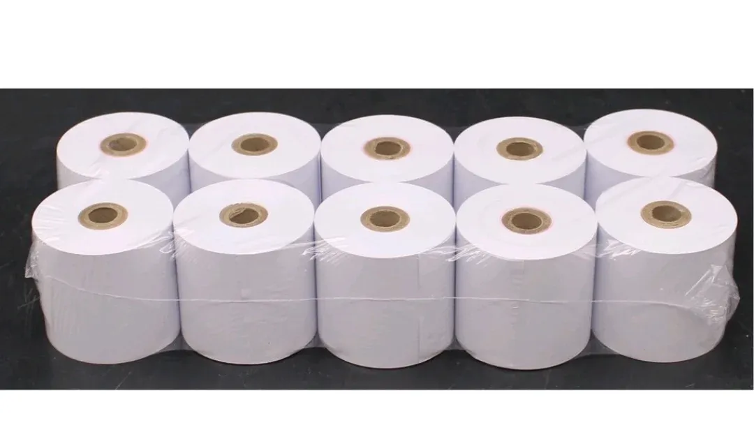 High white paper roll (adding roll) 76mm x 60mm x 12mm (100 roll)