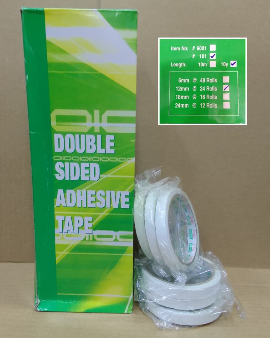 DR WHO #101 Double Sided Tissue Tape, 12mm x 10y