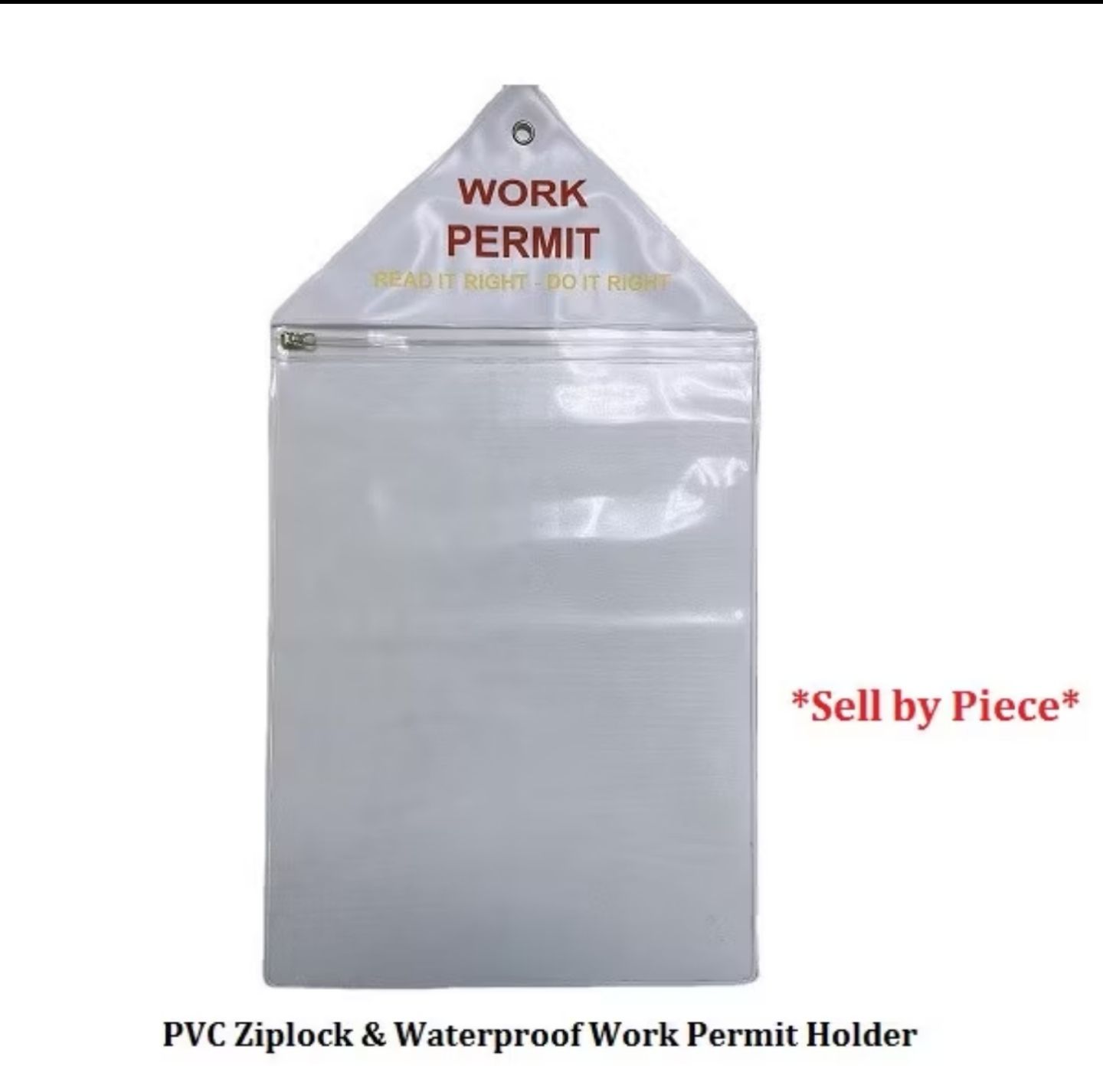 PVC Ziplock and Waterproof Work Permit Holder