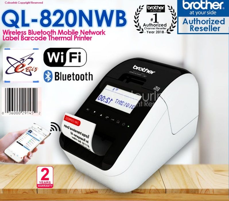 Brother QL-820NWB High Speed Professional Label Printer