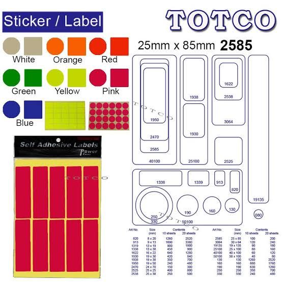 SELFADHESIVE-STICKER COL