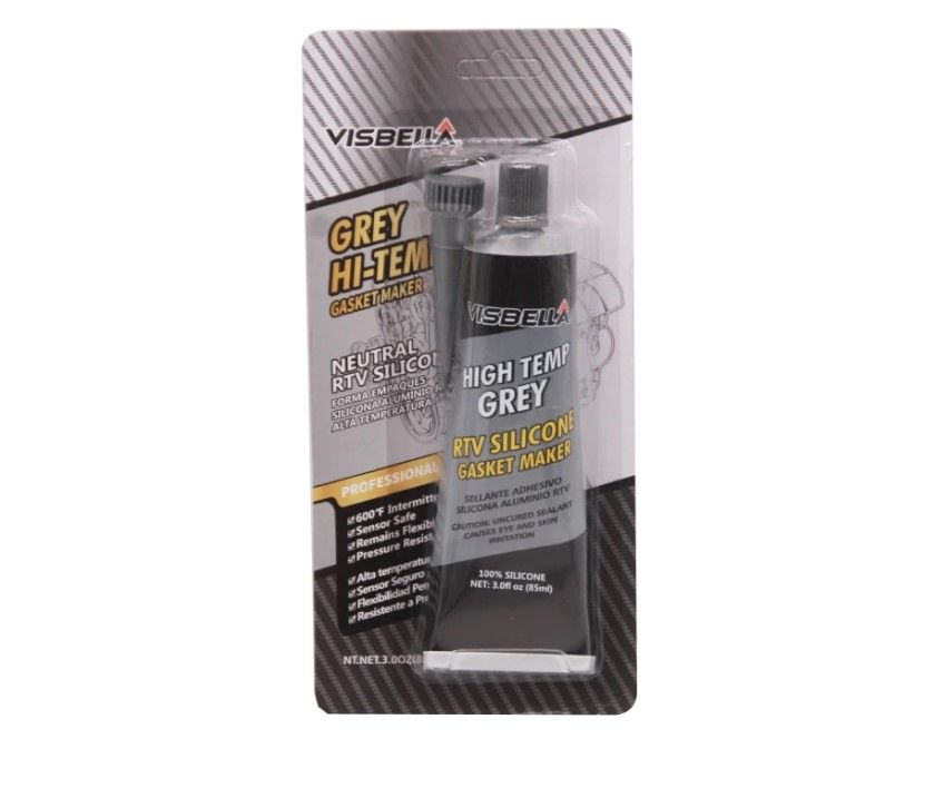VISBELLA HIGH TEMP GREY RTV SILICONE GASKET MAKER (85ML)