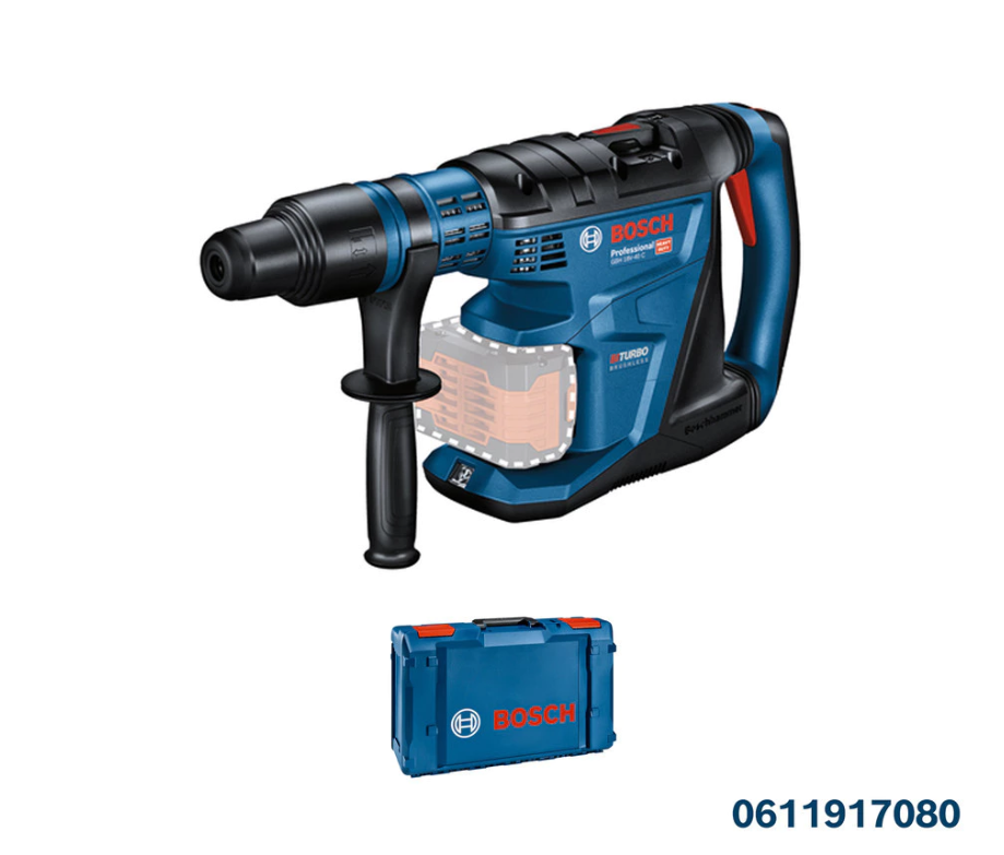 BOSCH GBH 18V-40 C CORDLESS ROTARY HAMMER BITURBO WITH SDS MAX (SET) (0611917080)