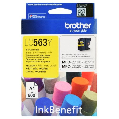 Brother LC563 Yellow Ink Cart (MFC-J2510/2310)